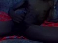 Massaging Big Black Horny Dick For Daddy