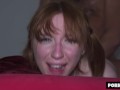 HE SET HER PUSSY ON FIRE - Big Titty Teen Redhead Screams For More - Lilly Mays ´