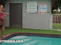 REALITY KINGS - JMac Bangs His Neighbor Sisi Rose's Pussy In The Pool Right Behind His Gf's Back