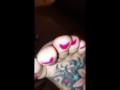 Pretty tattooed feet