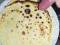 Ejaculation sur crépe