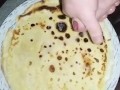 Ejaculation sur crépe