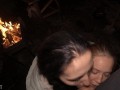 Homeless Girls Blow Me Near the Fire on a Cold Night