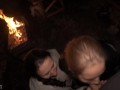Homeless Girls Blow Me Near the Fire on a Cold Night