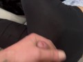 he cums on my leggings while i look at my phone