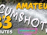 The hottest TRUE amateur cumshots, arranged for your pleasure in a 33-min compilation by Wifebucket