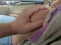 I Let Stranger Touch My Big Boobs and Pussy in the Car