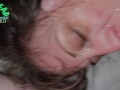 MILF Slut Eats Ass & Sucks Cock on Command!  Facial Finale!
