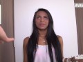 Latina Indira Uma Has Her Teen Pussy Covered In Oil Then Drilled Deep - CARNE DEL MERCADO