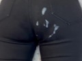 this is his new fantasy he cums on my ass in jeans several times a day 🤦🏼‍♀️