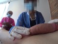 DAY 6 (Part 2): Two mad nurses want my cum. Publuc Dick Flash