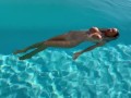 Gorgeous Monika Fox Swims Naked In Pool In Beautiful Place