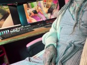 NAUGHTY PORN that got me so TURNED ON I couldn't help but play with my WET PUSSY and TIGHT ANAL HOLE