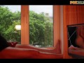 Masturbating by the window while watching porn with hot anal