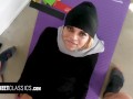 Fit Muslim Babe With Hijab Shows Her Horny Instructor What She Hides Under Her Dress