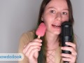 Wet mouths sounds 💦👅 Imagine your dick instead of my ice cream 🍦 ASMR