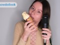 Wet mouths sounds 💦👅 Imagine your dick instead of my ice cream 🍦 ASMR
