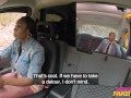 Female Fake Taxi Busty ebony driver with a huge ass treats her passenger to a hardcore fast fucking