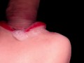 She milked me with her mouth. Cum in mouth close up