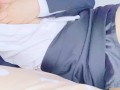 パンスト履いたスーツ女子が、電マでクリ責めオナニーしたら、白濁汁ダラダラでイっちゃう♡♡