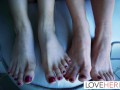 JOI Foot Tease With Katrina Colt and Alexia Anders