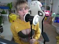 Banana girl licks your ears - shyphoebe girl with braces ASMR