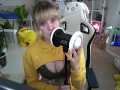 Banana girl licks your ears - shyphoebe girl with braces ASMR