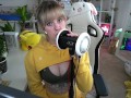Banana girl licks your ears - shyphoebe girl with braces ASMR