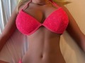 POV fucking doll Mandy in her pink bikini (part 2)