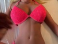 POV fucking doll Mandy in her pink bikini (part 2)