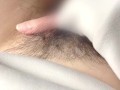 I come with my fingers♡Realistic masturbation of hairy Japanese amateurs♡Subjective video [Selfy].