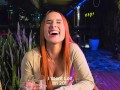 COLOMBIAN TEEN has risky PUBLIC SEX with stranger in a restaurant bathroom! - Abella Olsen