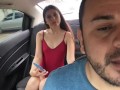 young Colombian gives control of the lush to the uber driver so he can make her run