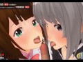 無修正エロアニメ　ASMRボイス　アイドル3P