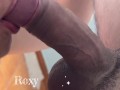 Tongue Blowjob with a Cum Swallow Close Up