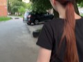 Stranger girl gave me hot blowjob in entrance