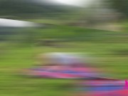 Romantyczny sex przy ognisku z gorącą żoną nad jeziorem. Polska milf