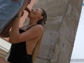 Milf Anal fucking in the daytime, with an unknown married man, on a city street