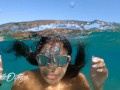 Sheila Ortega Sucking & Fucking me underwater meanwhile snorkeling