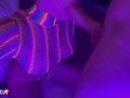 He fucks my slutty mouth with my fluorescent outfit - BabyBeer