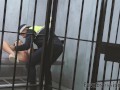 Horny cop fucks busty babe prisoner on the prison