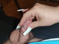 Long Nails Handjob from divine BBW Handjob Queen with White Nails *Intense Male Orgasm*