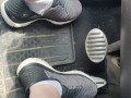 Revving pedals with my sketchers sneakers and white ankle socks