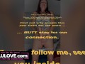 Big boobs babe teasing you while masturbating with vibrator standing up panties pulled down with dirty talk JOI - Lelu Love