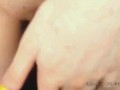 Fuck Machine doggy style fucking a wet pussy with female orgasm in CLOSE UP