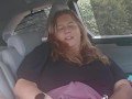 Milf Lunch Time Public Car Masturbation Almost Caught