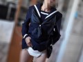 清楚系・セーラー服JKのオムツおもらし