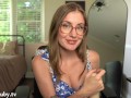 ASMR * Dirty Talking while I stroke your Cock with Lotion * Emma Ruby