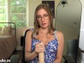 ASMR * Dirty Talking while I stroke your Cock with Lotion * Emma Ruby