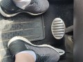 Revving my mini Cooper in my sneakers